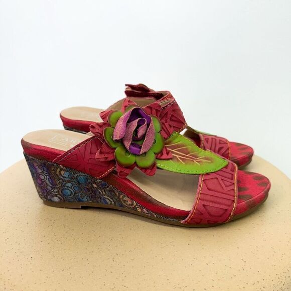 Spring Step L'Artiste Women's Shayla Leather Slide Sandal - Picture 8 of 10